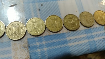 Продам монеты Украины 1,2,5,10,25,50 копеек и 1 гривня
1 коп- 1992, с 2000-по 2. . фото 5