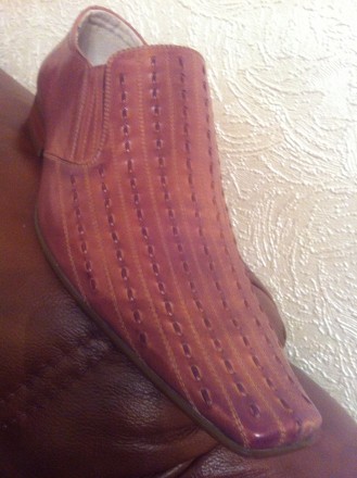 туфли мужские,натуральна кожа,удобная колодка,цвет коричневый,производитель Mark. . фото 2