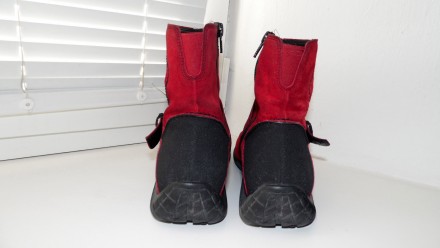 Ботинки Gabor&Jollys,деми, Германия
цвет красный,черный
натуральная замша + не. . фото 5