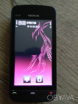 Продам смартфон Nokia C5-03 в рабочем состоянии.В комплекте зарядка,батарея и до. . фото 1