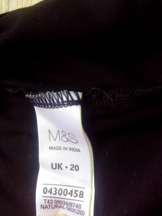 Очень красивая кофточка c кружевом Marks & Spencer чёрного цвета.
Состояние - и. . фото 5
