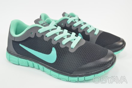 Яркие и стильные кроссовки Nike из текстильной сетки. Отлично смотрятся на ноге.. . фото 1
