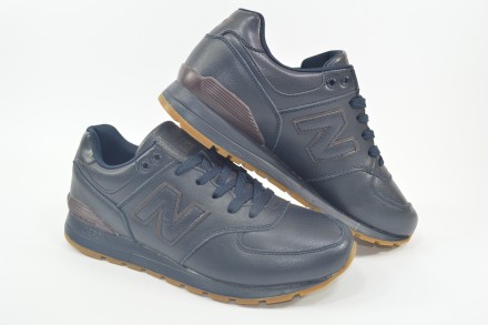 Стильные мужские кроссовки New Balance из Pu кожи.
Цвет: синий
Подошва: резина. . фото 3