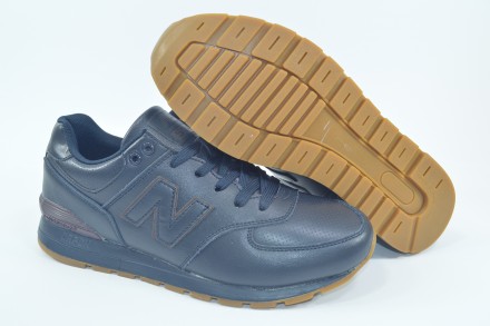 Стильные мужские кроссовки New Balance из Pu кожи.
Цвет: синий
Подошва: резина. . фото 2