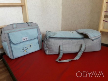 Помощники для мамочек, удобная сумка-переноска с функциональной сумкой для мамы.. . фото 1