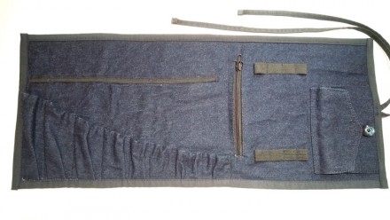 Продам чехол для инструментов , размер 25X61 см. Выполнен из темно синего джинса. . фото 4