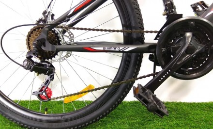 Горный одноподвесный велосипед Azimut Extreme с колесами 26 дюйма начального уро. . фото 8