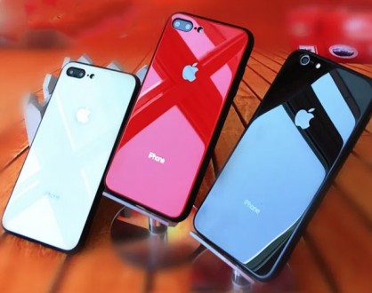 Чехлы Glass Pastel color Logo iPhone X/Xs iPhone Xs Max iPhone 6/6s iPhone 7/8 i. . фото 5