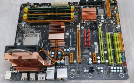 продается материнка Biostar TPower I45 (775 сокет) с процессором intel Q9650 и о. . фото 6
