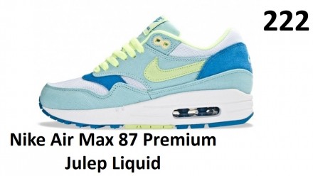 Nike Air Max 87 Premium Julep Liquid
Lime/White
222 - для удобства и быстроты . . фото 2