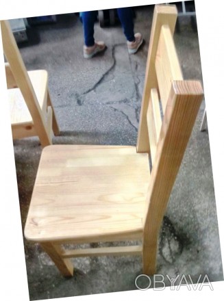 Розпродаж  стільців дерев’яних б/у для кафе . Стілець виготовлений з масиву сосн. . фото 1