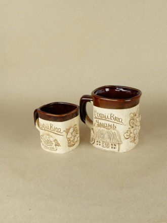 У нас можно купить декоративные глиняные чашечки для кофе и чашки для чая в наци. . фото 2