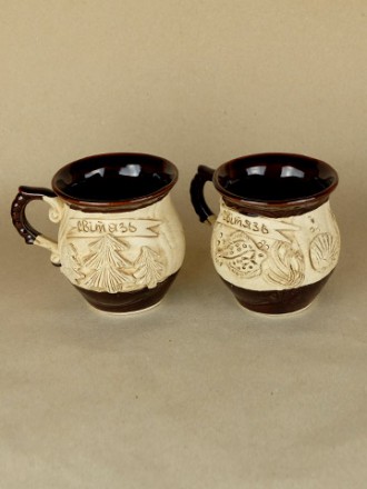 У нас можно купить декоративные глиняные чашечки для кофе и чашки для чая в наци. . фото 7