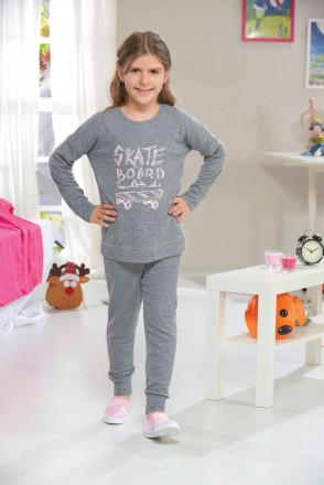 Пижамка Sevim на девочку "skate board" (есть идентичная на мальчика с жёлтым при. . фото 2