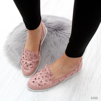 Розовые женские замшевые туфли мокасины балетки 

Код 6260
Туфли "Daisy"
Раз. . фото 8