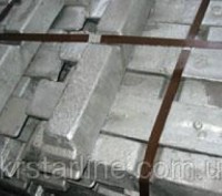 Цинк чушка – представляет собой изделие в виде металлического слитка, изготовлен. . фото 3