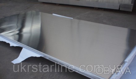 Алюминиевый лист Д16Т получается благодаря холодной и горячей обработки давление. . фото 1