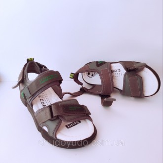 Спортивные кожаные сандалии от проверенного производителя EeBb мальчикам
Артикул. . фото 7