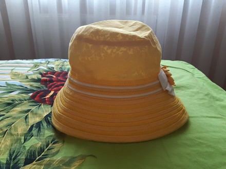 Новая шляпа панамка, подходит на возраст 8-13 лет.. . фото 3