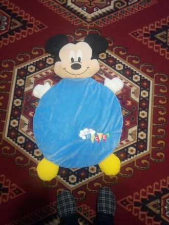 Коврик-матрасик для малышей.  Disney baby. Голова мышки является подушкой. Разме. . фото 3