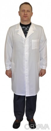 Предлагаем качественные мужские халаты белого цвета
Халат предназначен для защи. . фото 1