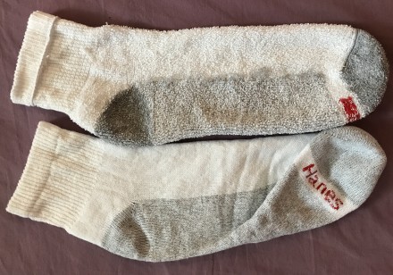 Мужские белые носки Hanes - отличный выбор для активных и прогрессивных людей, т. . фото 2
