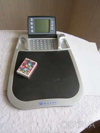 Офисный настольный прибор
Часы  калькулятор будильник коврик для мышки. . фото 1