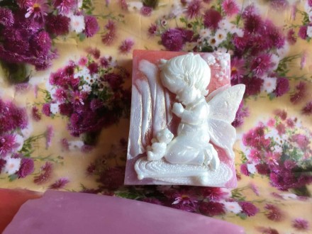 Натуральное декоративное мыло ручной работы на заказ : Ангелы,феи,русалки,дети,ц. . фото 6