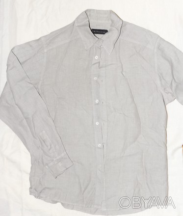 Рубашка летняя льняная OIN Clothes, размер L
Состав -100% лен, цвет серый.
Мер. . фото 1