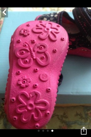 Красивые и удобные туфельки, мягкие, с жесткой пяткой, идеально для первой обуви. . фото 5