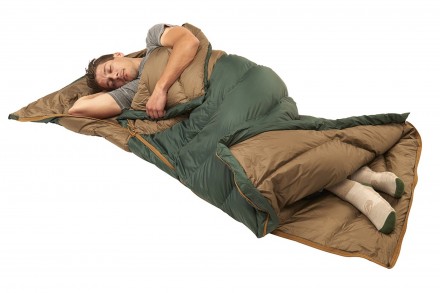 Пуховый спальник-одеяло Kelty Galactic 30 – лёгкий, тёплый и компактный спальный. . фото 5
