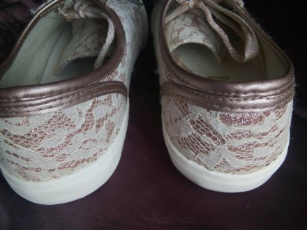 Очень красивые, стильные кеды Monsoоn (Aнглия) на шнуровке, размер 36 длина стел. . фото 5