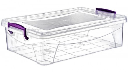 Контейнер на защелках 3,5 л прозрачный. Киев. фото 1