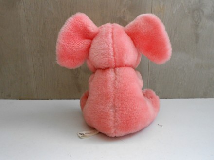 Мягкая игрушка розовый слоник с желтым цветком Lulu Toys
Высота 18 см. . фото 4