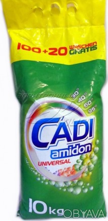 Стиральный порошок Cadi Amidon universal 10 кг - это универсальный стиральный по. . фото 1