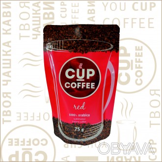 Кава "Cup-Coffee" RED сублiмована 75гр
ящик 40шт. опт от ящика. доставка беспла. . фото 1
