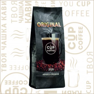 Кава "Cup-Coffee" мелена ORIGINAL 250гр
ящик 40шт. опт от ящика. доставка беспл. . фото 2