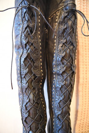 НОВЫЕ, кожаные женские ботфорты  Gotti 37 р (на стопу 24 см), очень качественная. . фото 5