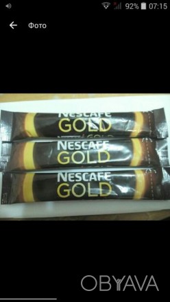 Кава Нескафе ґолд в пакетиках 2,50 за пакетик привезена з Франції звоніть опт.. . фото 1