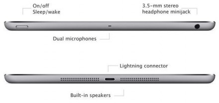 Apple iPad Air Wi-Fi + LTE 16GB space gray (MD791) . Новый, в оригинальной герме. . фото 3