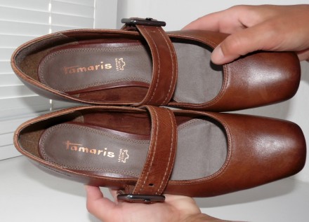 Туфли Tamaris, большой размер, Германия, евросток
цвет коричневый
натуральная . . фото 6