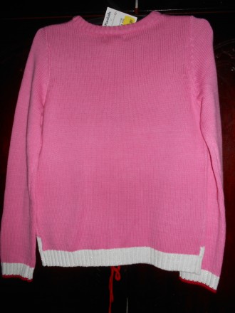 Розовый свитер с рисунком на 13-14 лет,рост 164 см.,хлопок+акрил
новый с биркам. . фото 3