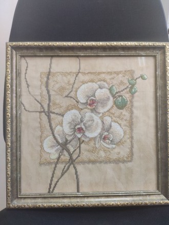 Картина "Орхидея"
Выполнено в технике счётный крест.
Станет замечательным пода. . фото 2