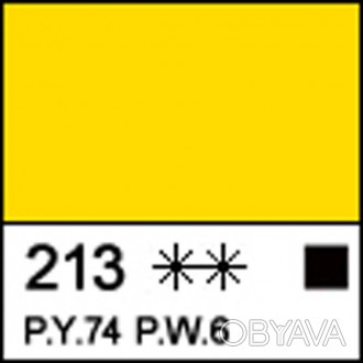Краска акриловая "Сонет" желтая светлая, 75 мл. Универсальные краски, которые хо. . фото 1