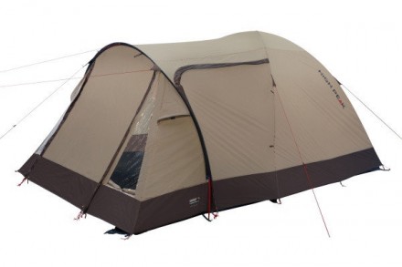 Кемпинговая 4-ох местная палатка для длительного отдыха, с разделяемым спальным . . фото 2