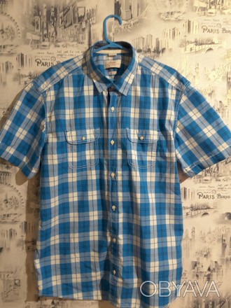 Новая мужская рубашка с короткими рукавами немецкого бренда S.Oliver для стильно. . фото 1