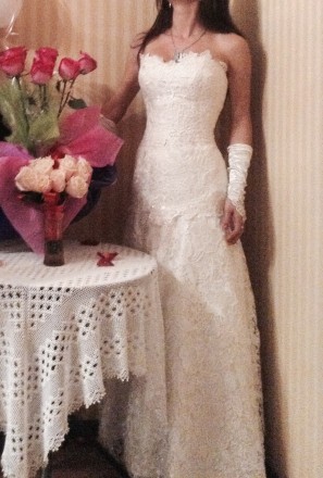 Продам весільну сукню в ідеальному, практично новому стані, після химчистки (одя. . фото 7