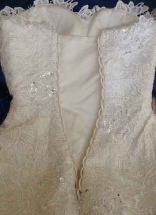 Продам весільну сукню в ідеальному, практично новому стані, після химчистки (одя. . фото 8