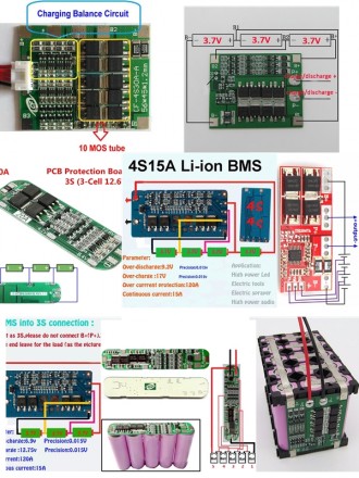 2S 3S 4S Балансир Li-ion Для зарядки батарей из 2-4х аккумуляторов   2S 3S 4S Ба. . фото 8