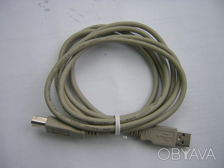 Кабель переходник с USB A на USB B (Manhattan USB 2.0 AM-mini 5PM 0.1m) Длина 1,. . фото 1